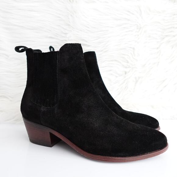 Thursday Boot Co Dreamer Bootie Black Suede - Picture 2 of 11